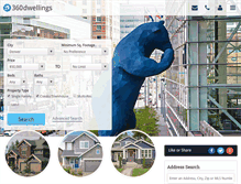 Tablet Screenshot of 360dwellings.com